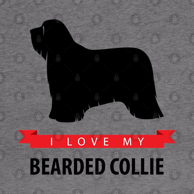 I Love My Bearded Collie by millersye